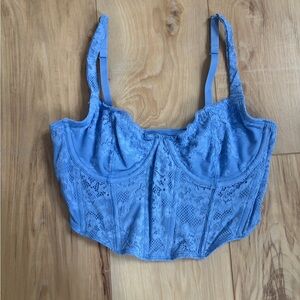 Hollister Lace Bralette in Blue